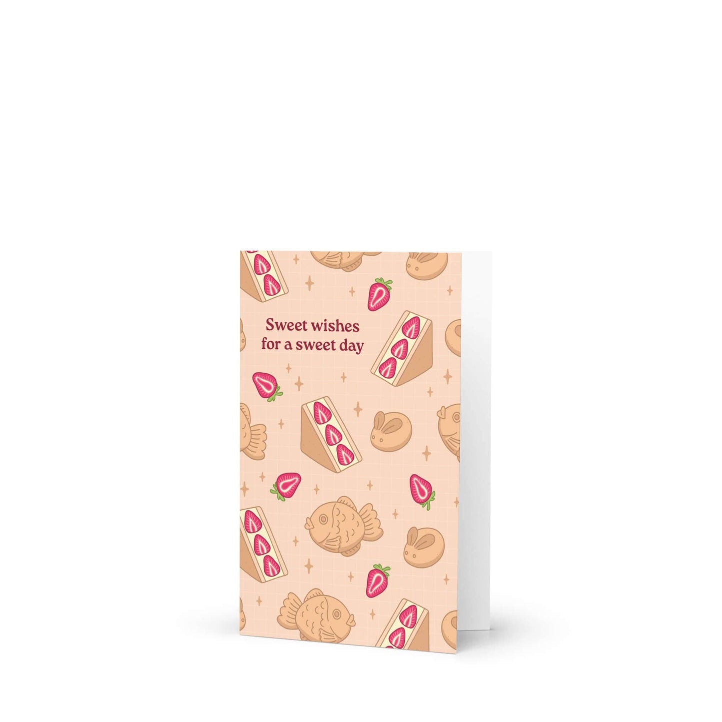 Sweet Dessert Birthday Card | Funny Aesthetic Asian Greeting Cards