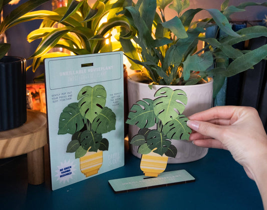 UNKILLABLE MONSTERA PLANT POP OUT CARD