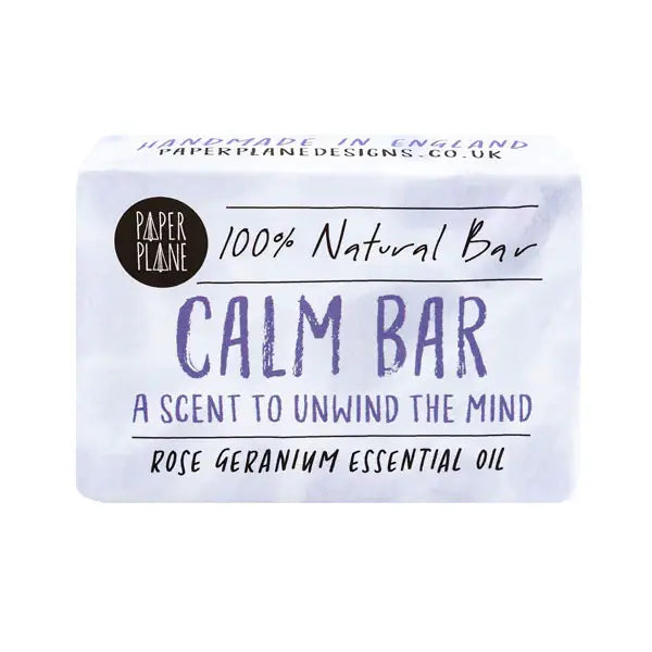 Calm Bar 100% Natural Vegan Rose Geranium Soap
