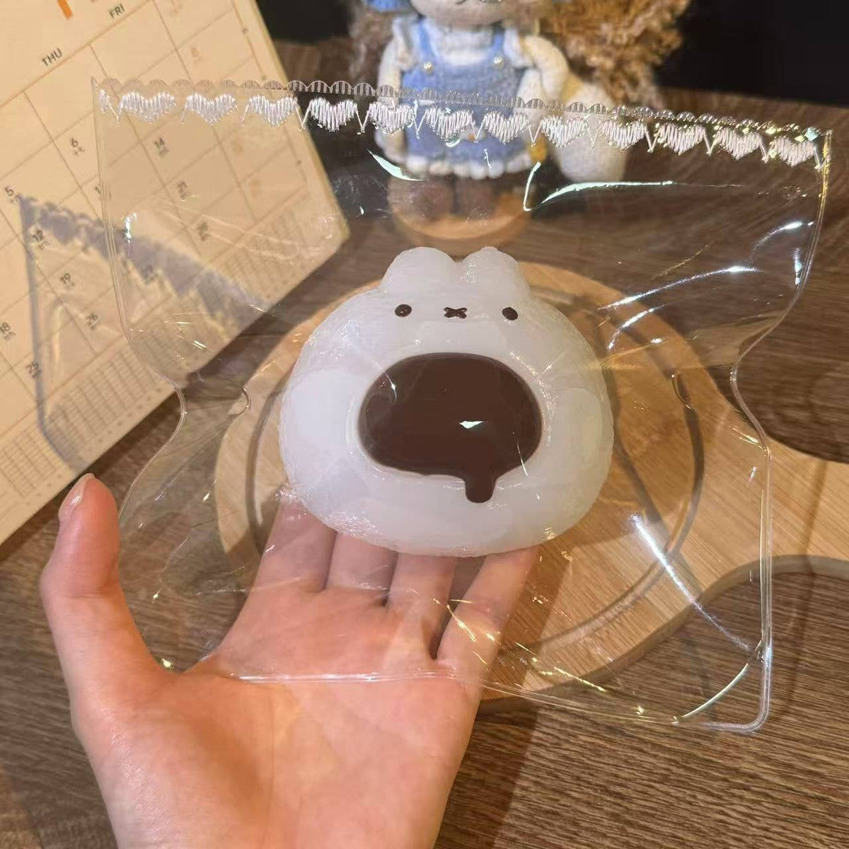 Miffy Flowing Heart Ball Plush Taba Squishy Toy Cute Kawaii Character Collectible Handmade Little Nine Studio Soft Clay Texture
