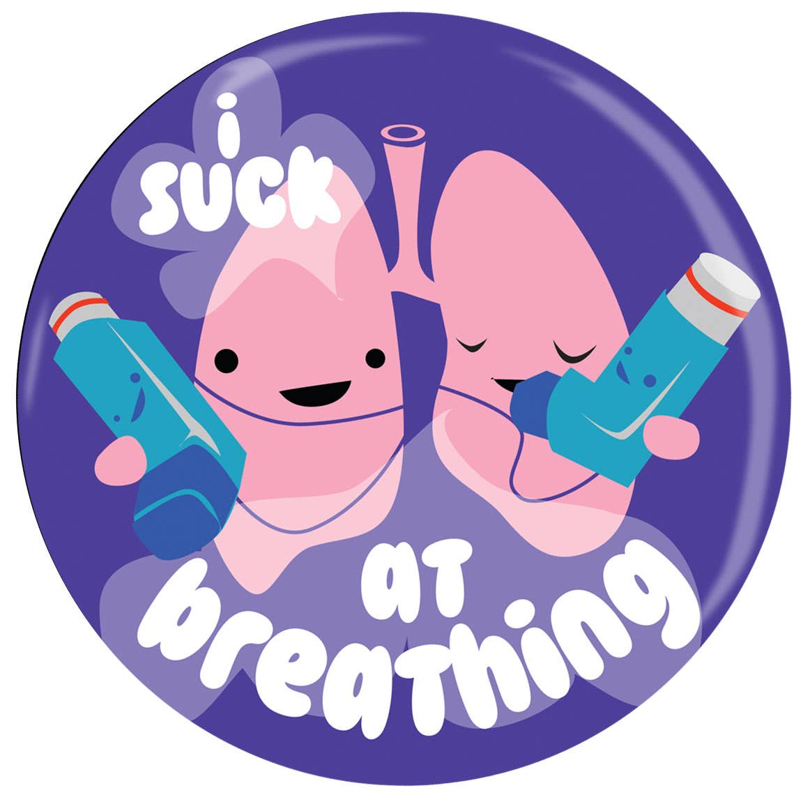 I Suck at Breathing Magnet 5-Pack