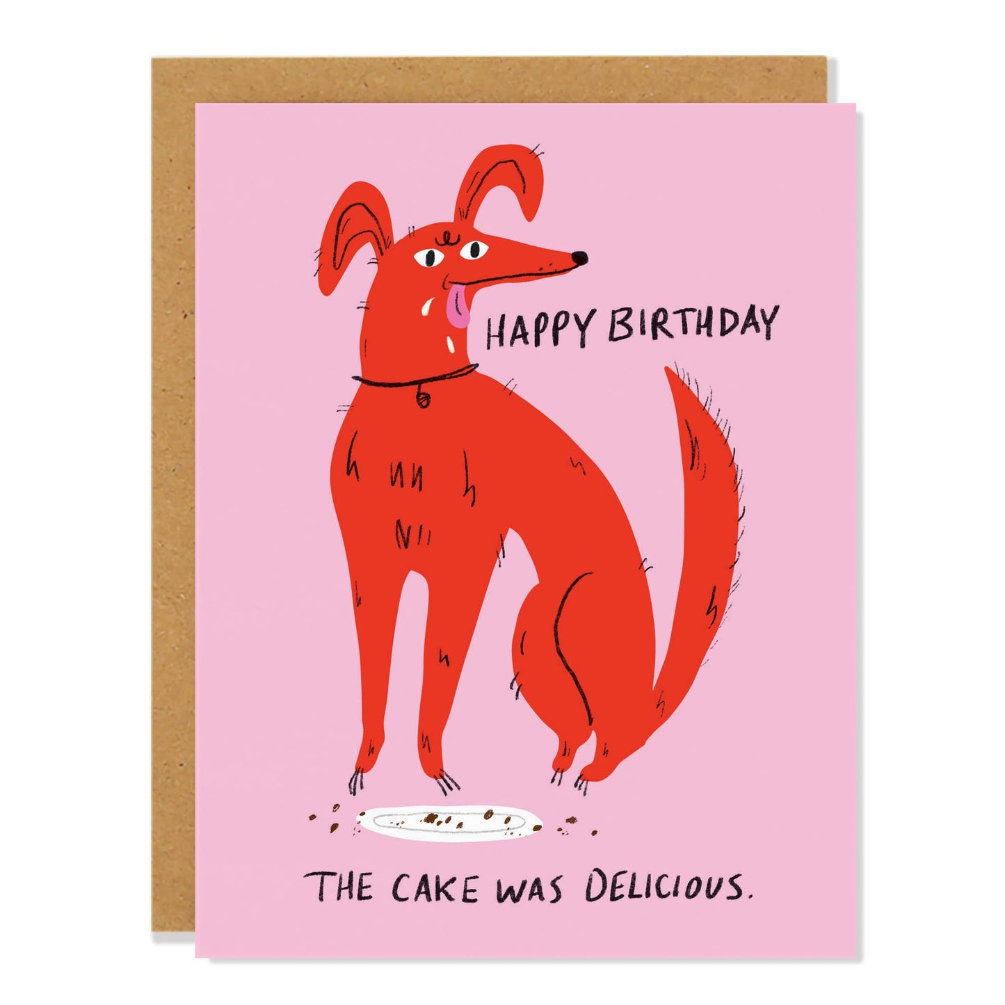 Delicious Cake - Birthday Greeting Card