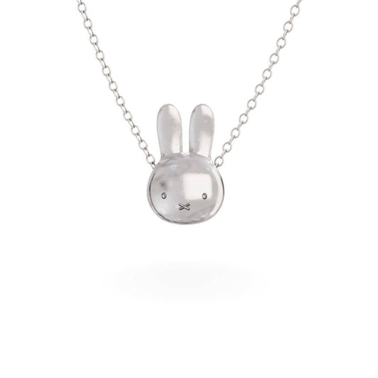 Miffy Large Head Necklace Sterling Silver