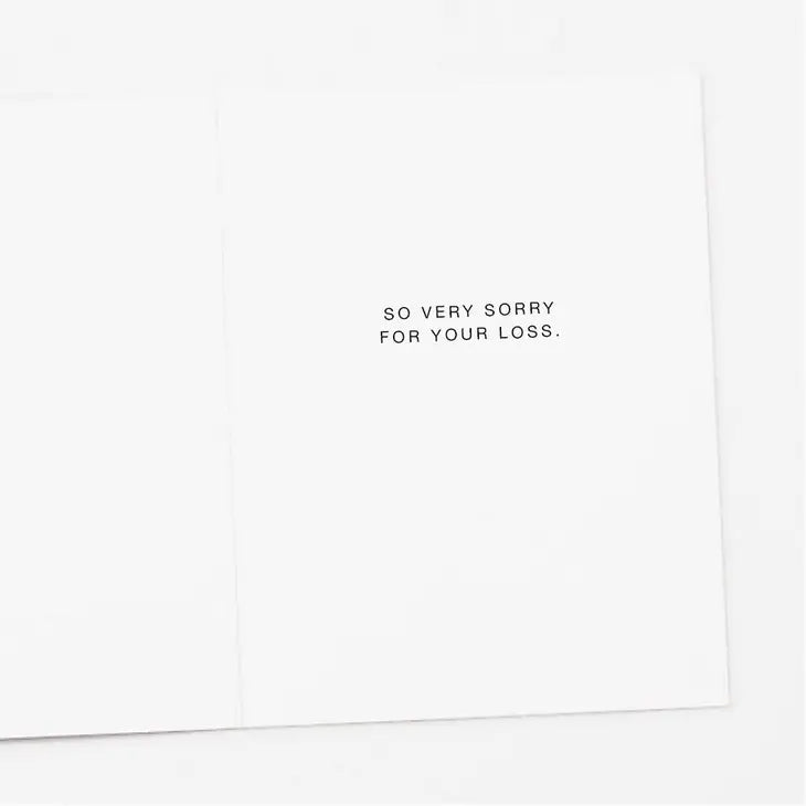 Orchid Sympathy Card