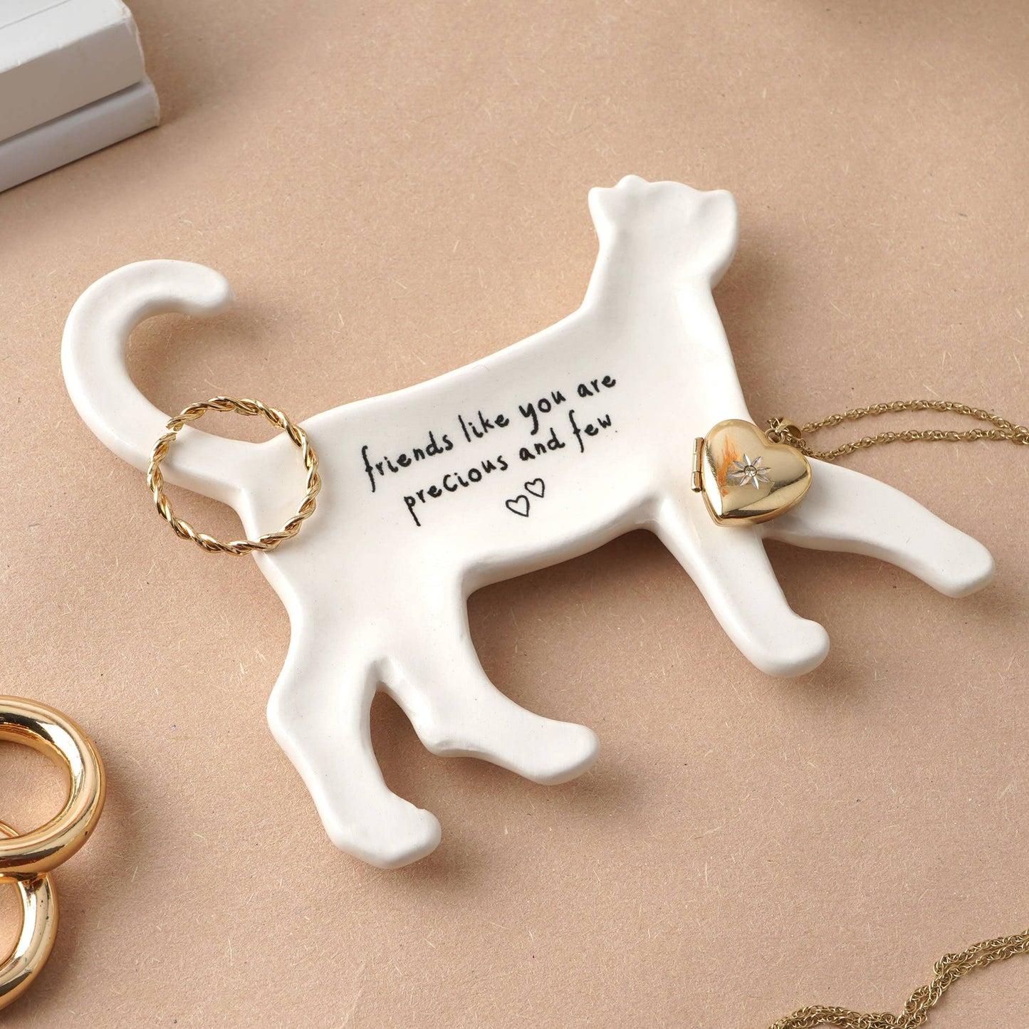 Send With Love Cat Ring Dish