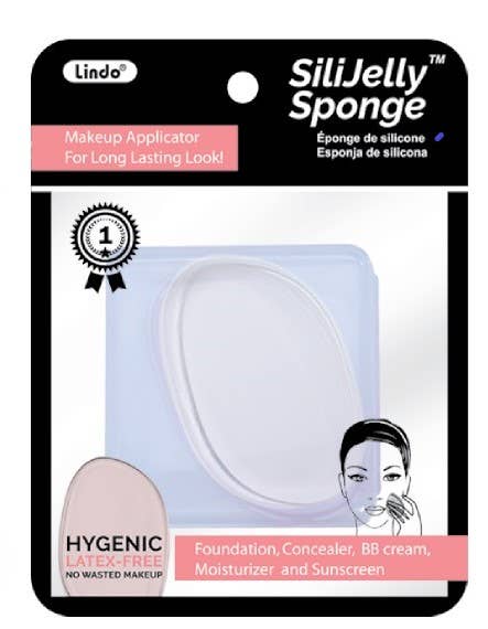 Lindo Silijelly Makeup Blending Sponge -Single with case