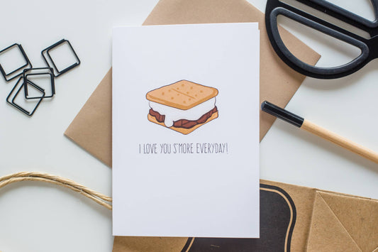 I Love You S'more Everyday - Greeting Card
