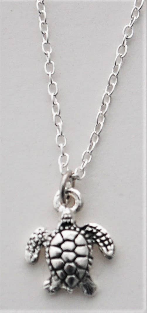 Sea Turtle Necklace - Silver Natural History