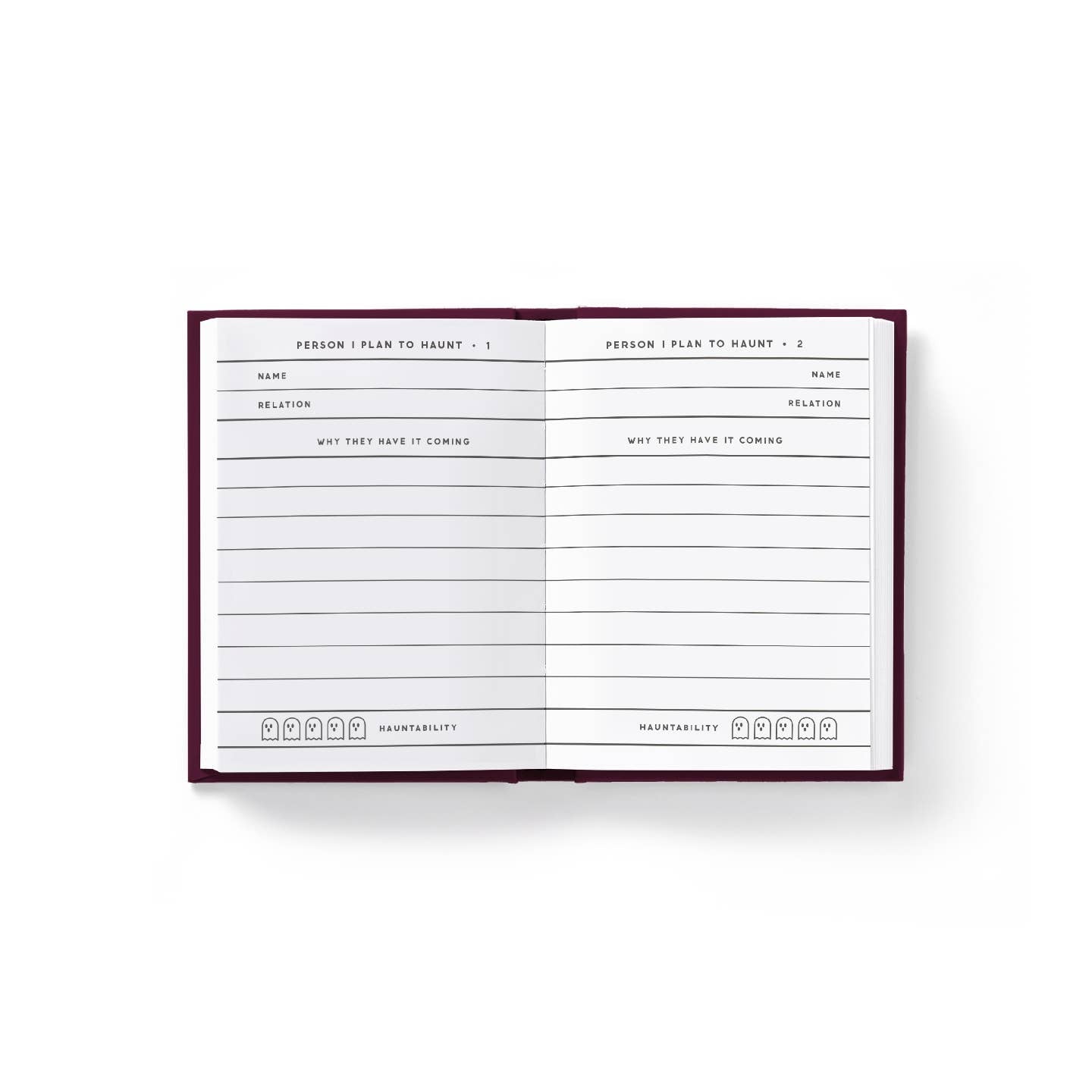 People I Plan To Haunt Tiny Diary