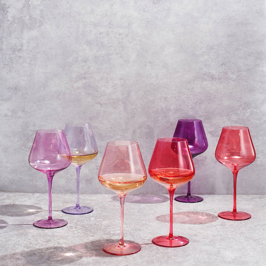 Love Wine Glass Assorted Colour