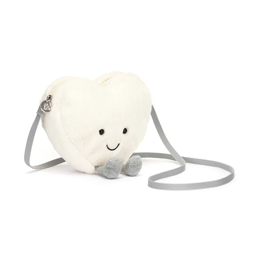 Jellycat Amuseables Cream Heart Bag - Front & Company: Gift Store