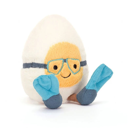 Jellycat Amuseables Boiled Egg Scuba - Front & Company: Gift Store