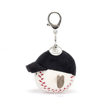 Load image into Gallery viewer, Jellycat Amuseables Sports Baseball Bag Charm
