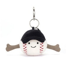 Load image into Gallery viewer, Jellycat Amuseables Sports Baseball Bag Charm
