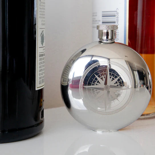 3 Oz Canteen Flask Compass Small
