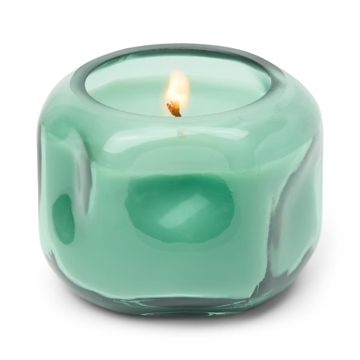 Basalt 5 Oz Organic Shaped Tinted Glass - Turquoise, FRESH AIR & SEA SALT