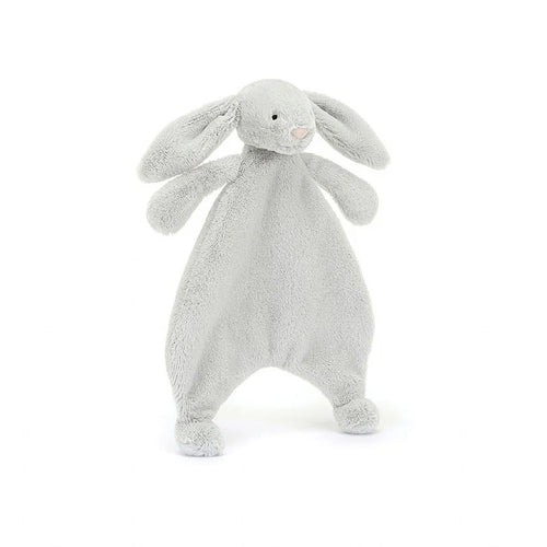 Jellycat Bashful Grey Bunny Comforter (Recycled Fibers) - Front & Company: Gift Store