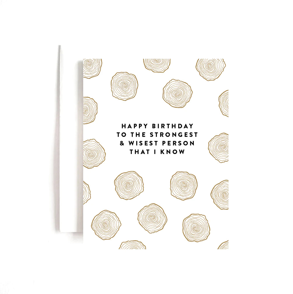 Strongest And Wisest Bday Card