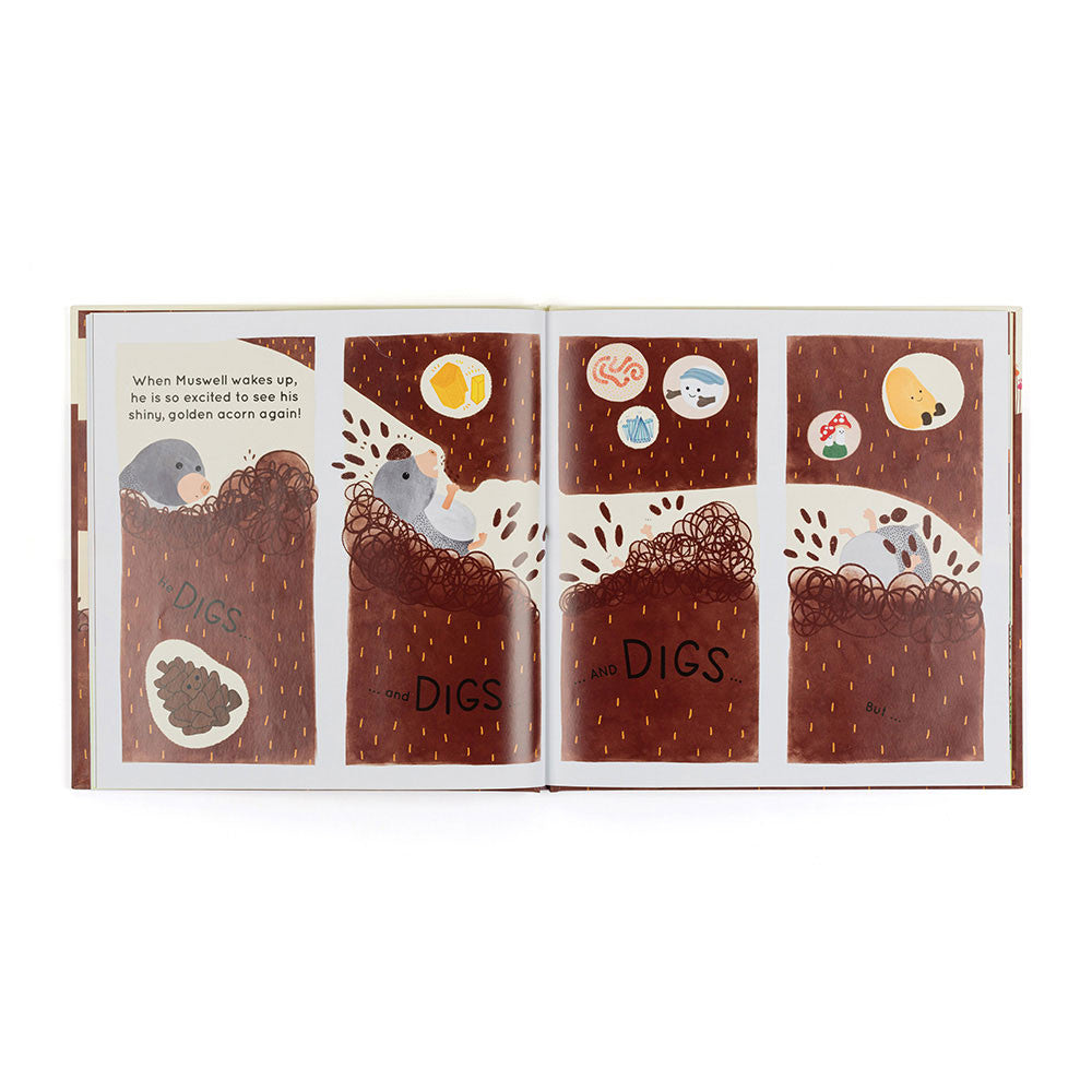 Jellycat Muswell Mole and the Buried Treasure