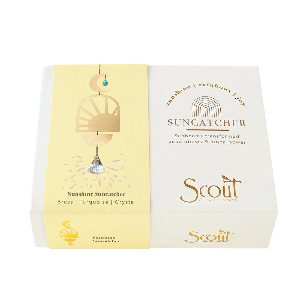 Scout Curated Wears Brass, Semi Precious Gemstones and Cyrstal Suncatchers