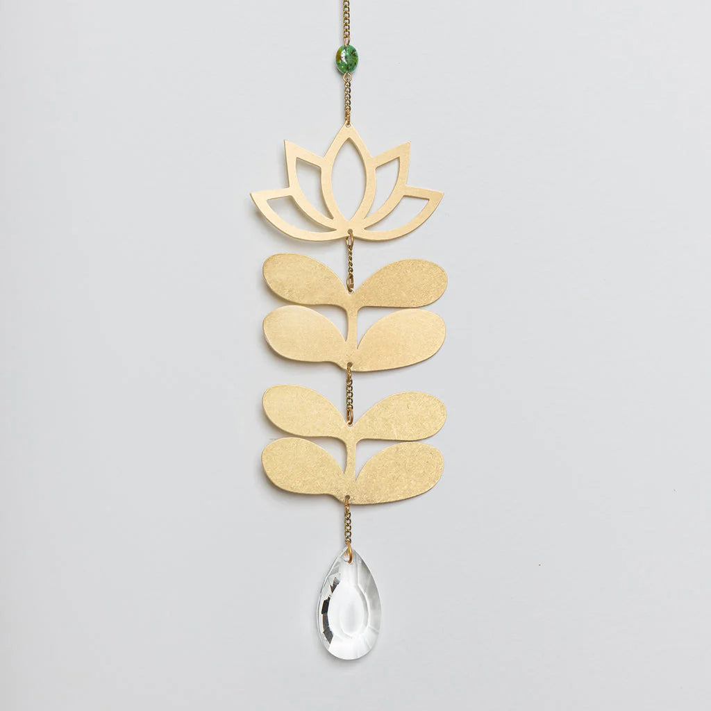 Scout Curated Wears Brass, Semi Precious Gemstones and Cyrstal Suncatchers