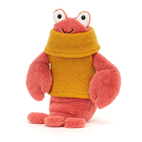 Jellycat Cozy Crew Lobster - Front & Company: Gift Store