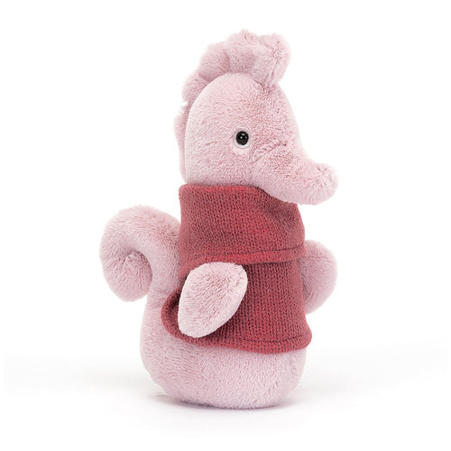 Jellycat Cozy Crew Seahorse - Front & Company: Gift Store