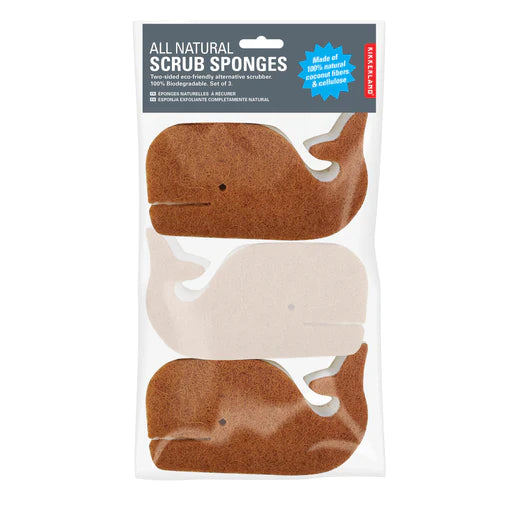 All Natural Whale Scrub Sponges