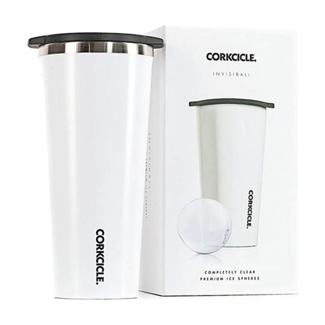 Corkcicle Invisiball Gloss White Clear Ice Ball