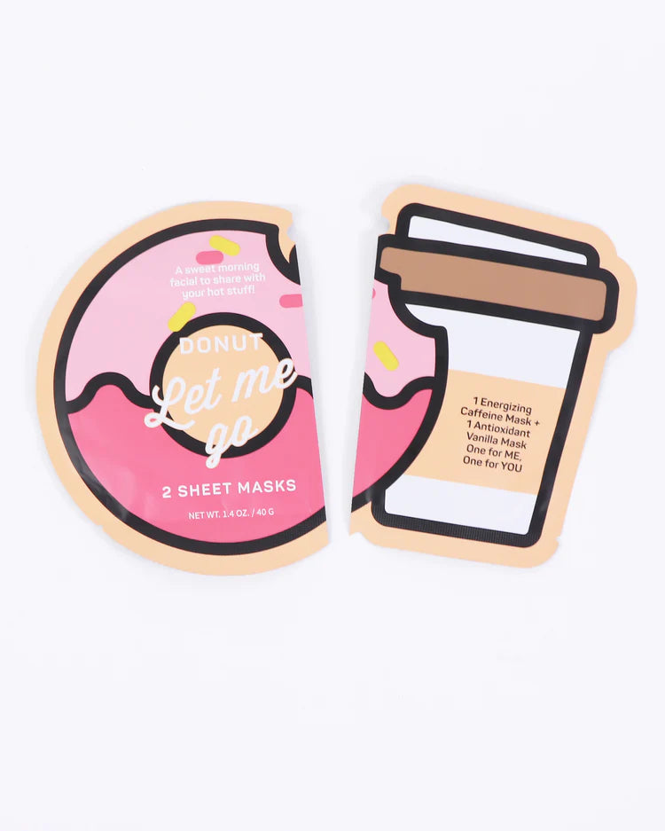 Donut Let Me Go Facial Sheet Masls 2 packs