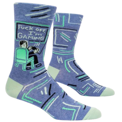 Fuck Off, I'M Gaming Crew Socks