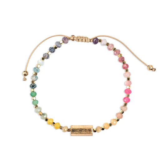 Chakra Glow Bracelet Aura/Well-Being/Gold