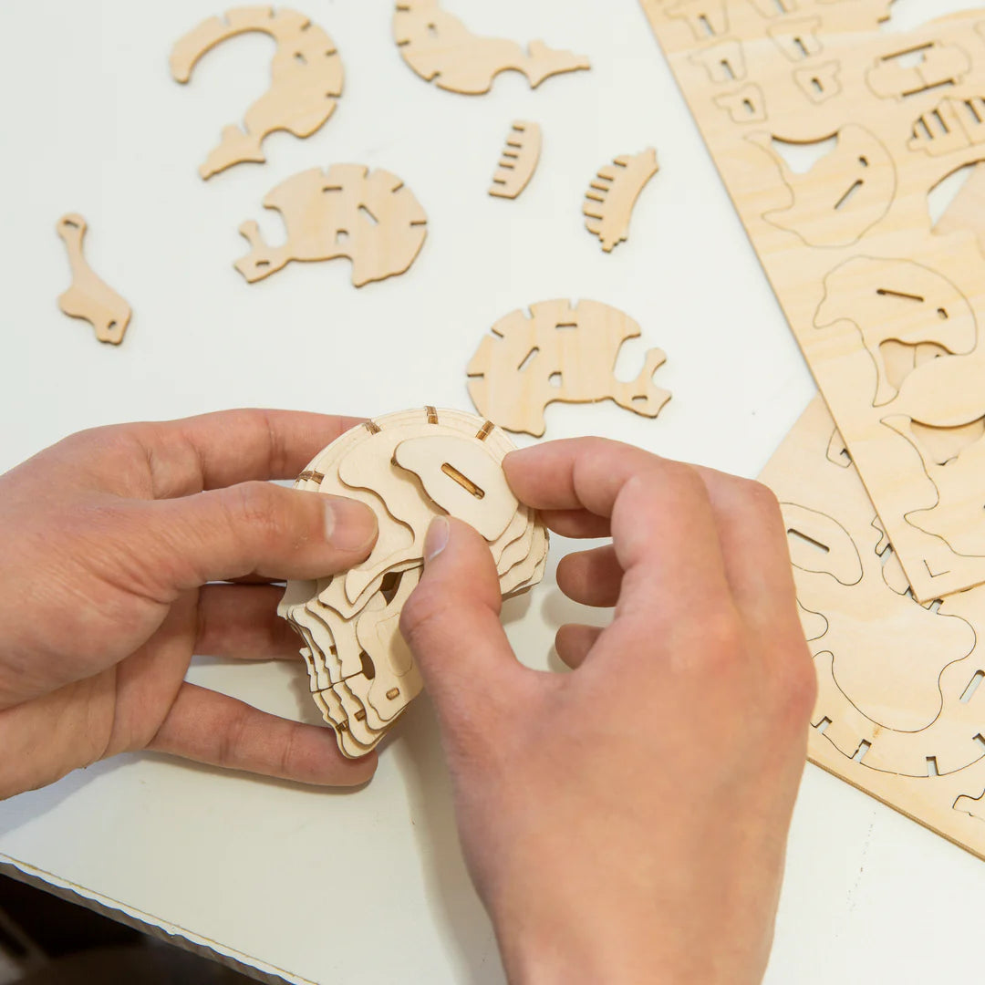 Skull 3D Wooden Puzzle