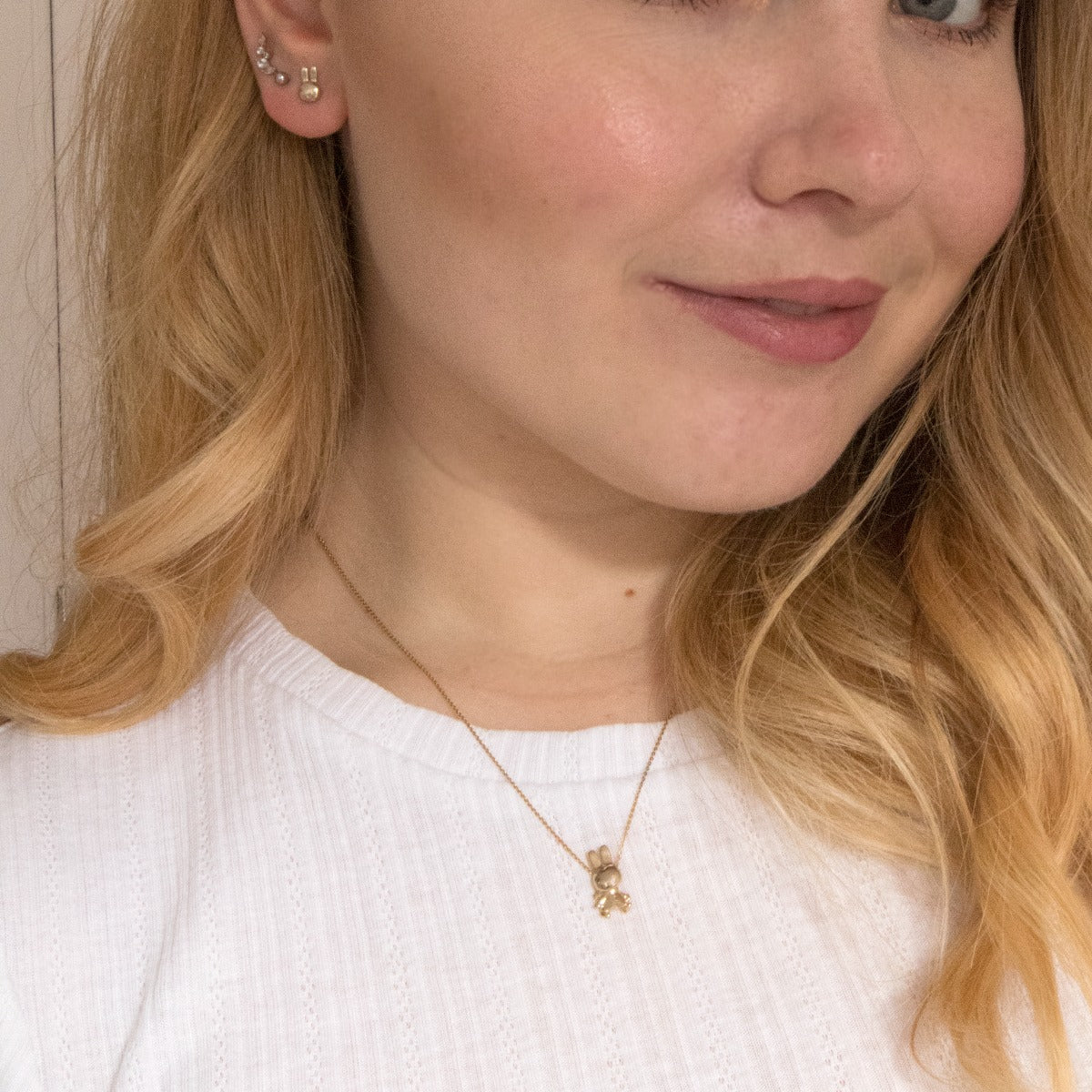 Winter Miffy 18Ct Gold Necklace
