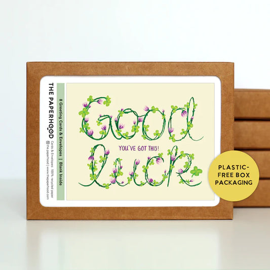 Floral Good Luck Cards