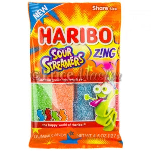 Haribo Zing Sour Streamers 4.5oz