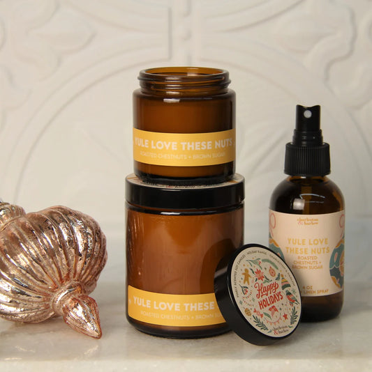 Yule Love These Nuts HOLIDAY Scented 4oz Soy Candle