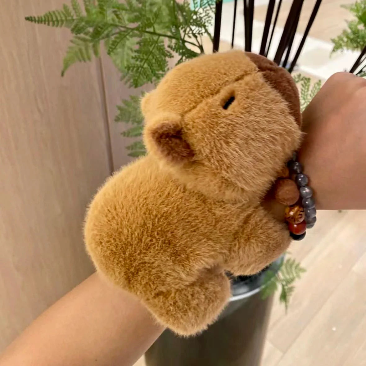 Cabybara Plush hugging Wrist