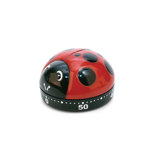 Kitchen Timer Ladybugs Red