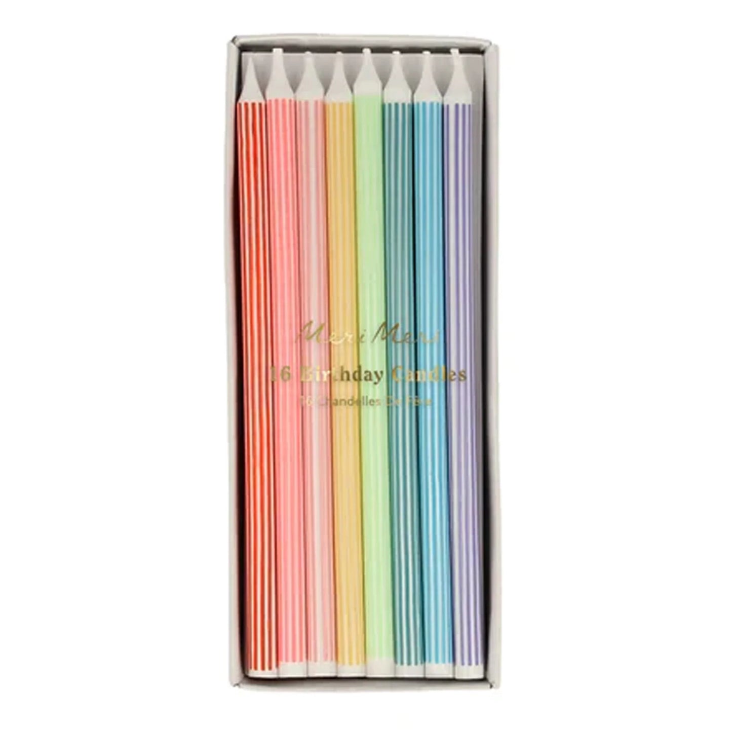 Meri Meri Mixed Striped Candles
