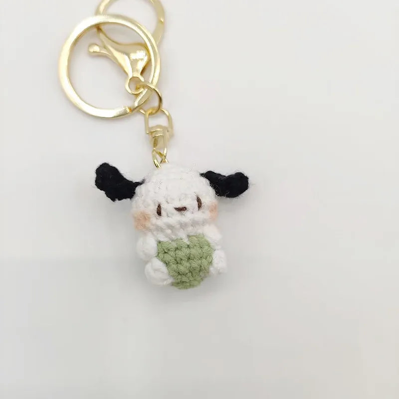 Pochacco Crochet Keychain