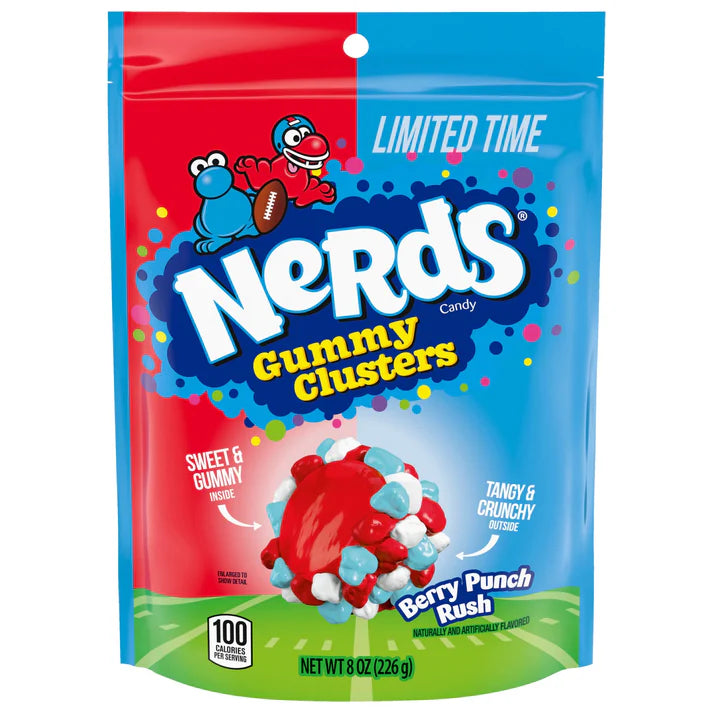 Nerds Gummy Clusters Berry Punch Rush Bag 8oz
