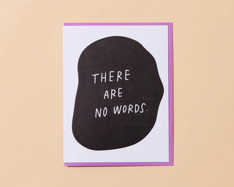 No Words Sympathy Card