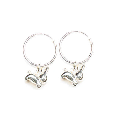 Miffy Sterling Silver Year Of The Rabbit Hoop Earrings