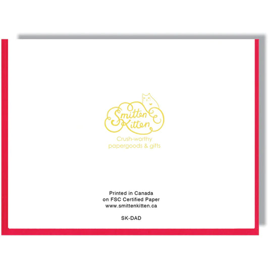 Daddy Kissing Santa Claus Card | Box of 6