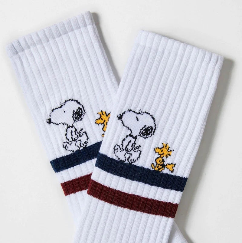 BeSnoopy Stripes Street - 100% Organic Cotton Socks | Blank Large