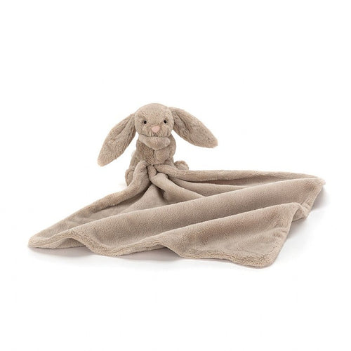 Jellycat Bashful Beige Bunny Soother (New & Recycled Fibers) - Front & Company: Gift Store