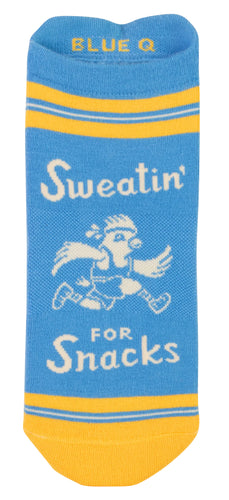 Sweatin Snacks Sneaker Socks - Front & Company: Gift Store