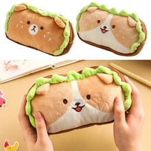 Load image into Gallery viewer, Bear Sandwich Pencil Bag
