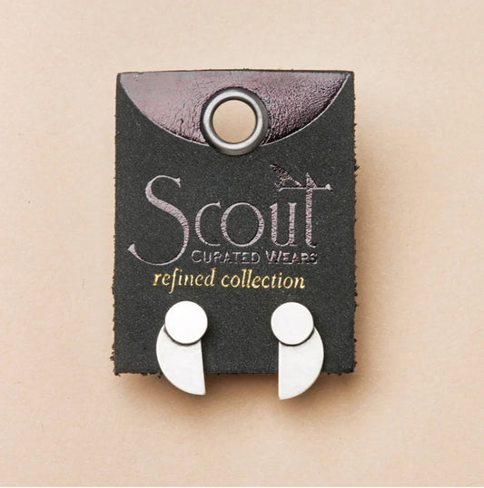 Eclipse Stud Sterling Slvr